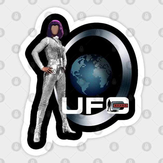 Gerry Anderson's UFO - SHADO GIRL Sticker by kooldsignsflix@gmail.com